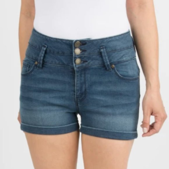Bluenotes Olivia High Rise Curvy Shortie - Picture 1 of 9